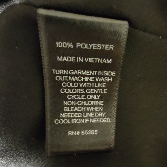 Ladies EXPRESS Black Chiffon Dress - Size XS - Excellent Condition - Picture 5 of 5